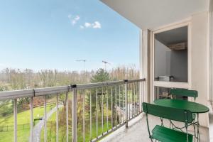 Balkón alebo terasa v ubytovaní Charming apartment 2ch 4p parking and balcony