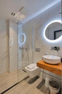 Koupelna v ubytování Hotel Siars