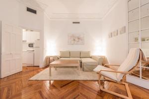 Kuchyň nebo kuchyňský kout v ubytování Apartamentos Alcalá
