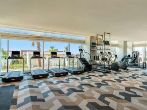 Majoituspaikan Rixos Gulf Hotel Doha kuntosali tai liikuntatilat