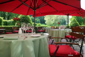 Jardin de l'établissement Château de Courcelles - Relais & Châteaux
