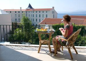 Balkón nebo terasa v ubytování Kentrikon Hotel & Spa