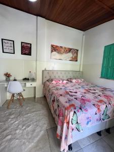 Postel nebo postele na pokoji v ubytování Casa com Piscina