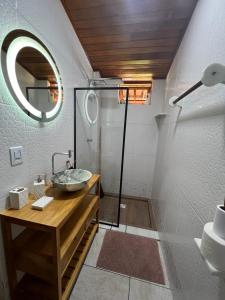 Koupelna v ubytování Casa com Piscina
