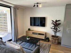 TV a/nebo společenská místnost v ubytování Newlands Peak Apartments