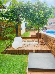 Bazén v ubytování Casa com Piscina nebo v jeho okolí