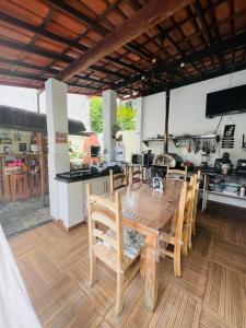 Posezení v ubytování Casa com Piscina