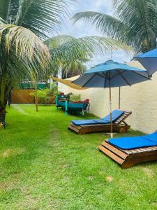 Zahrada ubytování Casa com Piscina