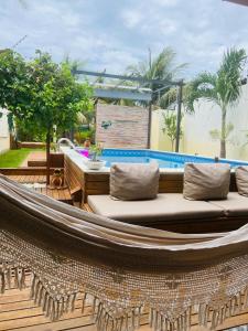 Bazén v ubytování Casa com Piscina nebo v jeho okolí