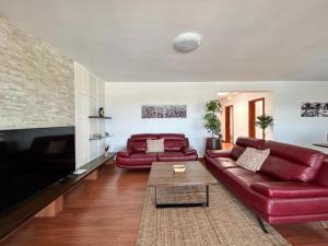 Ruang duduk di Villa Pol Lanzarote