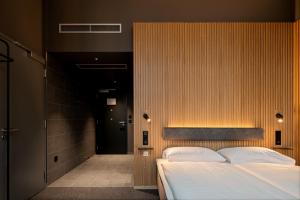 Postel nebo postele na pokoji v ubytování Zleep Hotel Prague + 20 fotografií