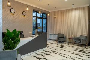 Istumisnurk majutusasutuses Aeka hotel