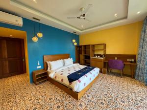Postel nebo postele na pokoji v ubytování Rudra Sahashrara Bali - Ayurvedic - Health and Wellness Resort + 37 fotografií