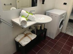 Kúpeľňa v ubytovaní Casa vacanze Borgo marinaro