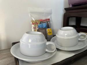 Coffee and tea making facilities at BEST ONE 2BD Shared Pool A3 5 MIN TO NAI YANG BEACH