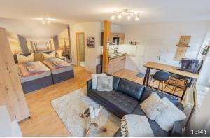 Postel nebo postele na pokoji v ubytování Appartment am Weltspiegel