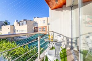 Un balcon sau o terasă la Luxury Apartments In Palermo