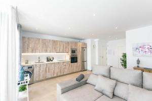 Kuchyň nebo kuchyňský kout v ubytování Luxury apartment