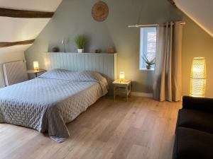 Postel nebo postele na pokoji v ubytování Le Béguinage