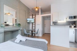 Köök või kööginurk majutusasutuses Lille Saint Maurice - Nice and functional studio