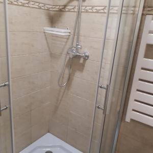 Um banheiro em Mini apart Žvėrynas