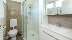 Koupelna v ubytování Kendosz Apartman