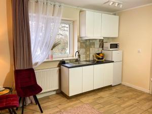 Kuchyňa alebo kuchynka v ubytovaní Mokka Apartament