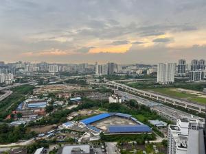 Γενική άποψη της πόλης Κουάλα Λουμπούρ ή θέα της πόλης από  αυτό το διαμέρισμα