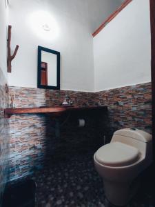 Et badeværelse på Casa Hermosa Vista Barichara