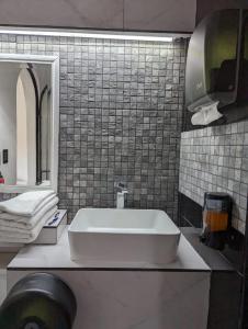 Et badeværelse på Apartamento Colibrí