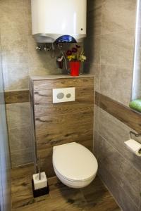 Koupelna v ubytování Maki Domki Regionalne