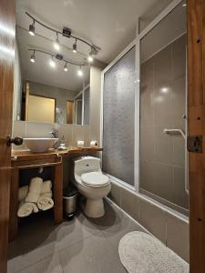 Koupelna v ubytování Hotel Boutique Terra Diaguita & Spa