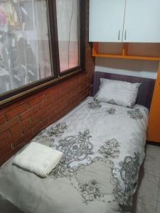 Een bed of bedden in een kamer bij Borča1