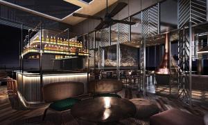 Lounge nebo bar v ubytování Sheraton Kuching Hotel