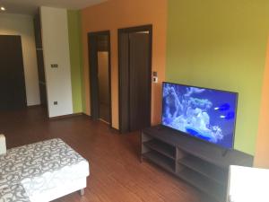 TV a/nebo společenská místnost v ubytování Casino & Hotel Admiral Strážný