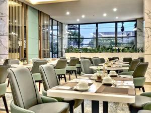 Posezení v ubytování Grand Kangen Hotel Urip Sumoharjo