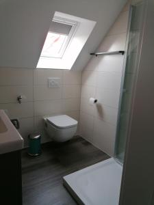 Koupelna v ubytování Ferienwohnung Mühlenblick