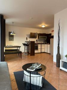 Köök või kööginurk majutusasutuses Residnez Mühlenberg Typ A1