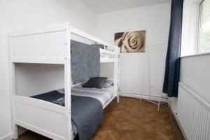 Tempat tidur susun dalam kamar di The Lockett by StayStaycations