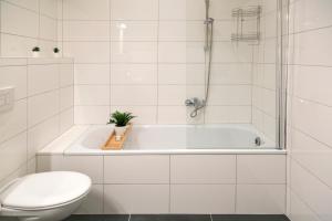 Koupelna v ubytování I Innenstadt I King-Size-Bett I