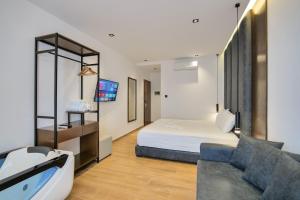 Postel nebo postele na pokoji v ubytování Hotel Siars