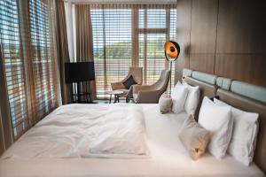 Voodi või voodid majutusasutuse Hotel Meilenstein toas