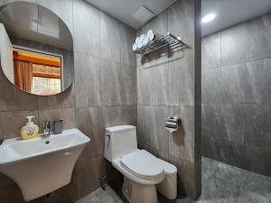 Hotelarrive Taean Tiann HanokBeachResort的一间浴室