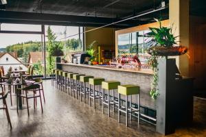 Restoran või mõni muu söögikoht majutusasutuses Hotel Meilenstein