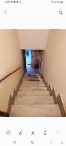 a view of a staircase in a building at Al casale in Capriglia
