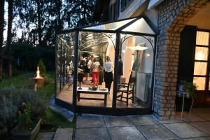 A patio or other outdoor area at Wonderful Villa Between Como And Milano