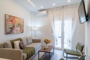 Χώρος καθιστικού στο Pananos Sq. House I
