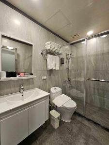 Koupelna v ubytování Hub Hotel Banqiao Branch