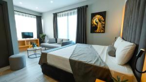 Χώρος καθιστικού στο ViparkOtel&Spa