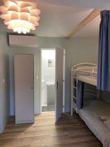 Voodi või voodid majutusasutuse Bohobos Hostel toas